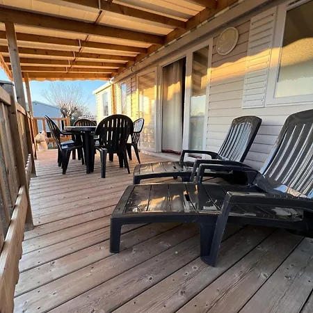 Mobilhome 6/8 Pers. Siblu Les Charmettes キャンプ場 レ・マトゥ