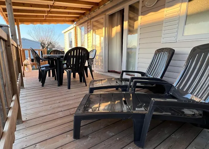 Mobilhome 6/8 Pers. Siblu Les Charmettes Parque de Campismo Les Mathes